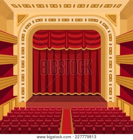 Theater Stage Vector & Photo (Free Trial) | Bigstock