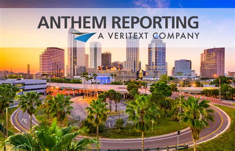 Veritext Welcomes Tampa Bay Based Anthem Reporting