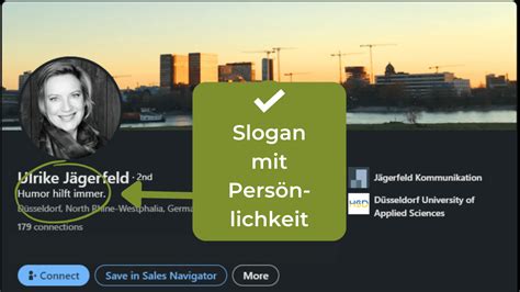 Tipps Berzeugender Linkedin Profil Slogan Vorschl Ge