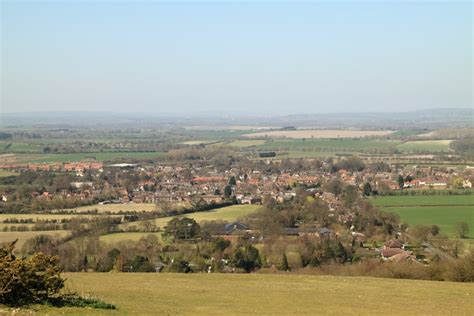 "Watlington, viewed from Watlington Hill" by Edward Lever at ...