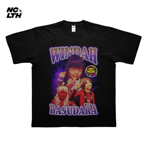 Jual Kaos Baju Windah Basudara I Unisex Bootleg Vintage Tee