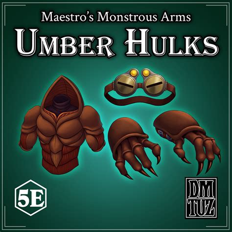 Maestro S Monstrous Arms Umber Hulks Dm Tuz S Ko Fi Shop Ko Fi