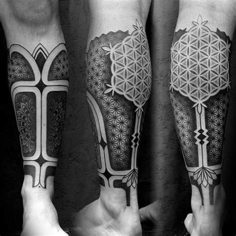 50 Geometric Leg Tattoos For Men Leg Tattoo Men Geometric Tattoo