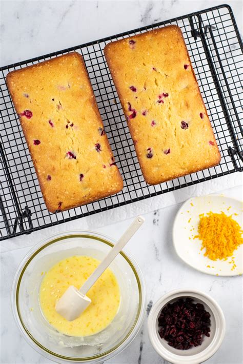 Cranberry Orange Pound Cake Process11 Made In A Pinch