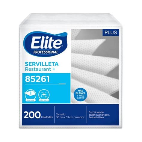 Servilletas Desechables Elite Professional Mesa Hoja Simple 200