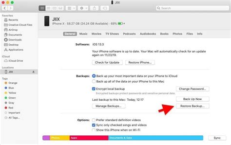 How To Restore Your Iphone To A Backup Or Factory Settings With Finder