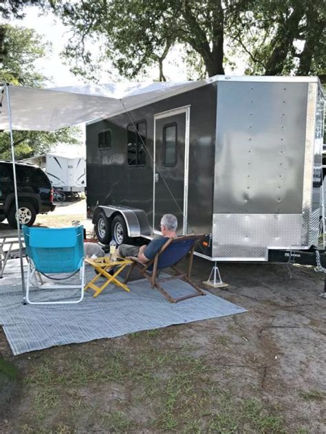 They Turned This Cargo Trailer Into A Cozy Stealthy And Beautiful Camper Cargo Trailer