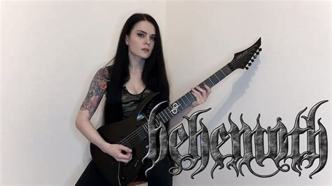 Behemoth Ov Fire And The Void Guitar Cover By Elena Verrier Youtube