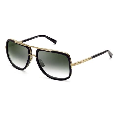 New Dita Mach One Black Gold Titanium 12k Sunglasses Ebay