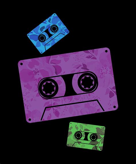 Abstract Retro Vintage Cassettes Digital Art by CalNyto - Fine Art America