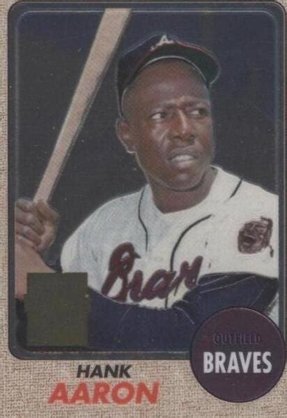 Topps Hank Aaron Chrome Reprints Topps Hank Aaron For