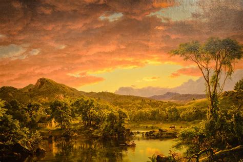 Frederic Edwin Church A Country Home 1854 At Seattle Art Museum