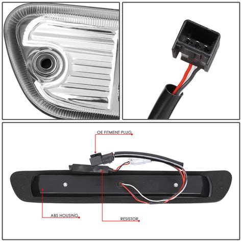 3d Led Bar 3rd Brake Light For Colorado Canyon I Series 04 12 Chrome Housing Ebay