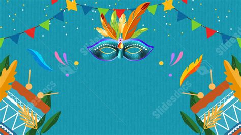 Masquerade Carnival Mask Powerpoint Background For Free Download Slidesdocs