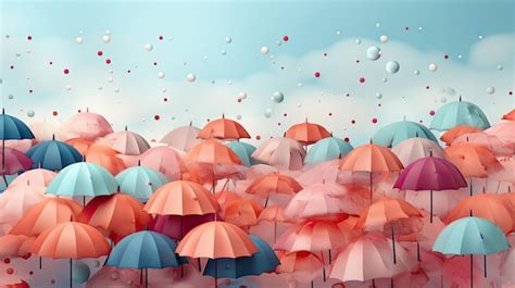 Premium Ai Image Raining Season Background Vector Illustration Yellow