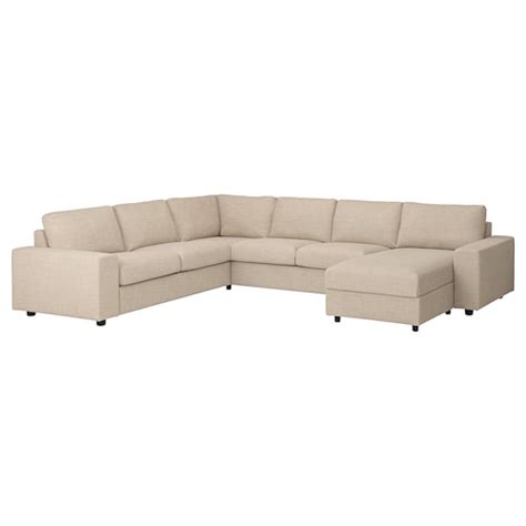 Vimle Corner Sofa 5 Seat W Chaise Longue With Wide Armrestshillared