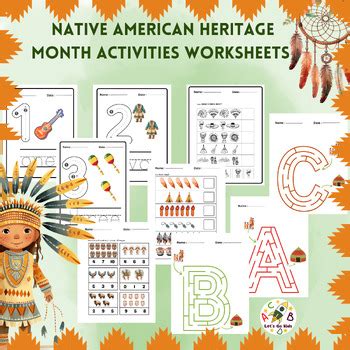 native american heritage month activities by Lets Go Kids | TPT