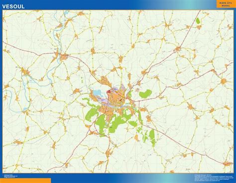 Mappa Vesoul Francia Mappe Mondo Netmaps