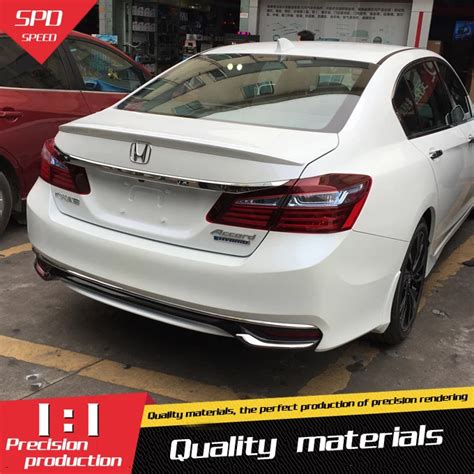 Spoiler traseiro para honda accord híbrido material abs de alta