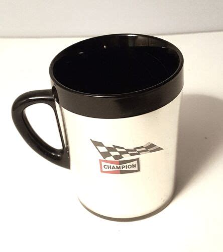 Vintage Champion Spark Plug Thermo Serv Coffee Cup Mug Made In Usa West