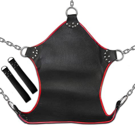 100 Genuine Leather Heavy Duty Sex Swing Sling Adult Play Room Sex