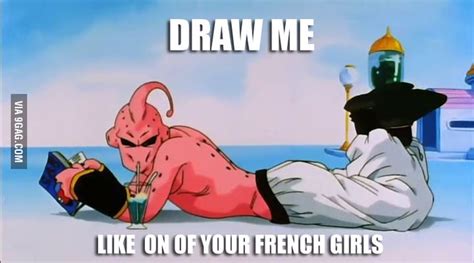 Majin Buu Posing For Hustler 9gag