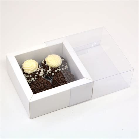 Caixa Luxo P 4 Doces Florescer C 10 Un Custom Box Caixas