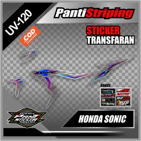 Jual Cod Stiker Striping Pelindung Body Aksesoris Sepeda Motor Honda