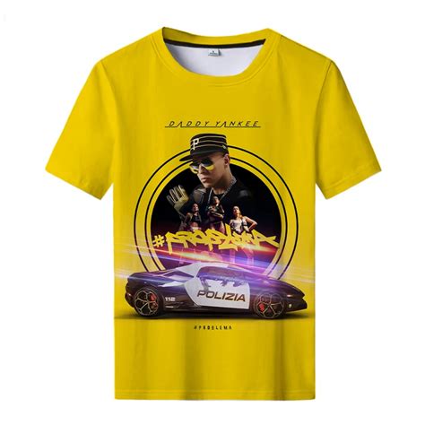 Camisetas Con Estampado 3d De La Cantante De Hip Hop Rapero Daddy