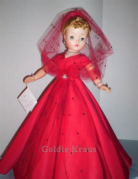 Cissy Doll In Original Outfit Cissy As Lady In Red From 1958 Vintage