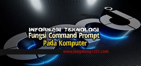 fungsi command prompt  komputer laptop  notebook