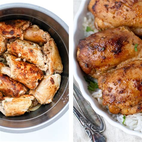 Instant Pot Chicken Thighs (Fresh or Frozen) - Momsdish