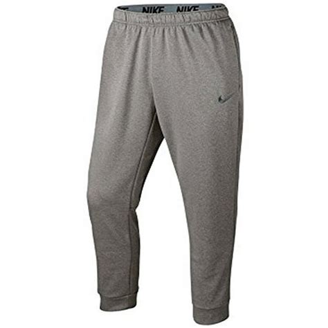 Nike Therma Fit Tapered Cuff Leg Fleece Training Jogger Pants Grey