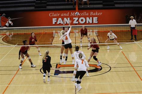 Jimmie Womens Volleyball Bounces Back With Sweep Over Midland