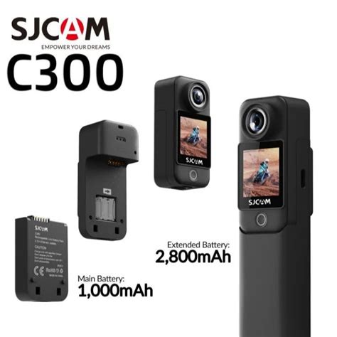 Sjcam C300 4k Pocket Action Camera 6 Axis Gyro Image Stabilization