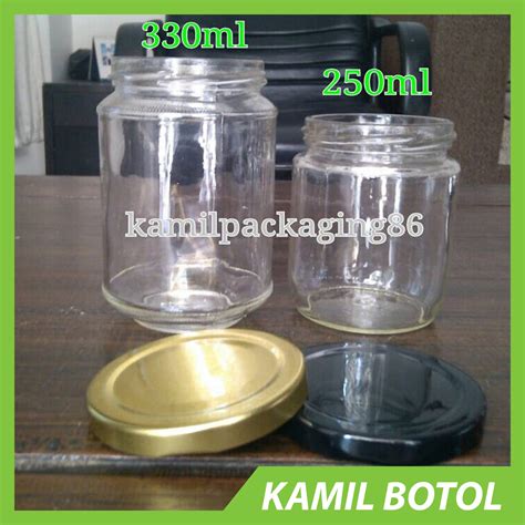 Jual Toples Jar Kaca 250ml KCI Rekondisi Murah Kamil Botol