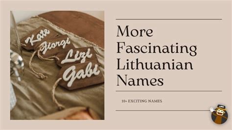 20+ Common Lithuanian Names: The Best List! | Ling App