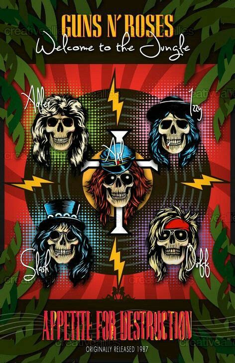 Guns N Roses Appetitefordestruction Guns N Roses Rock And Roll