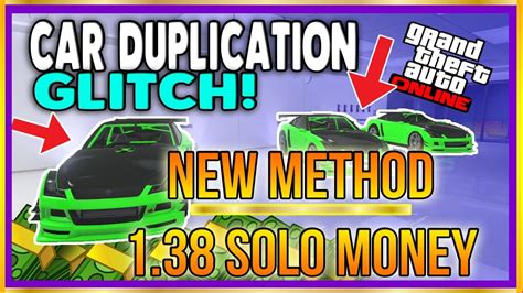 UNPATCHED NEW GTA 5 MONEY DUPLICATION GLITCH 1 38 SOLO Car