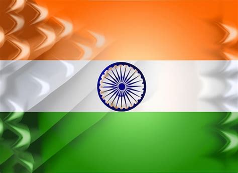 Premium AI Image | Flag of India illustration 3 stylish colors