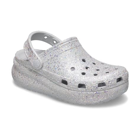 Sandália Crocs Classic Cutie Glitter Clog Juvenil Atmospheremulti