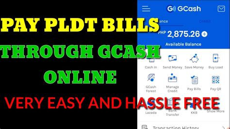 Pay Pldt Bills Through Gcash Online Hassle Free And Very Easy Youtube