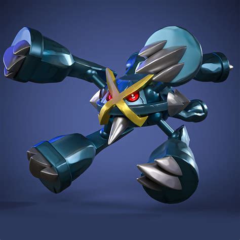 Mega Metagross Pokemon 3d Model 3d Printable Cgtrader