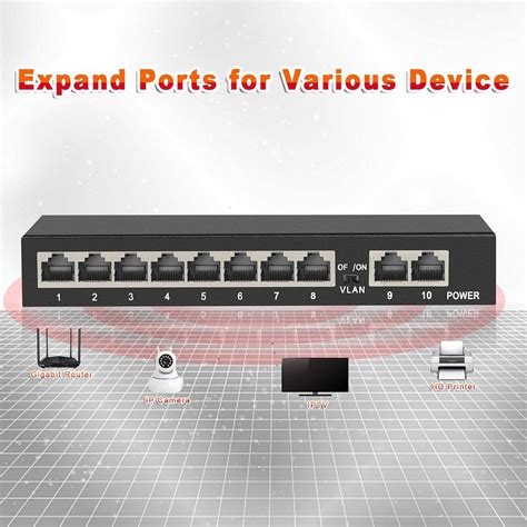 Ienron Port Gigabit Switch Gigabit Ports Gigabit Uplink Ports