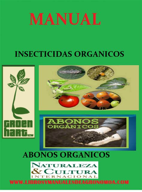 Manual de control orgánico y abonos orgánicos en el Huerto pdf gratis