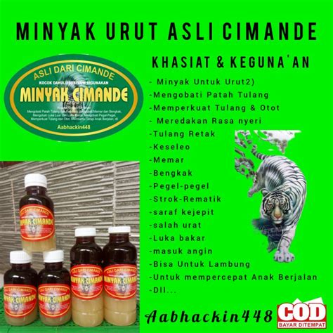 Jual Minyak Balur Asli Cimande Talang Bogor Ukuran Ml Shopee