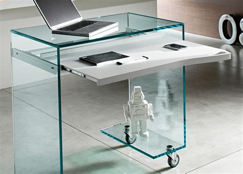 Tonelli Work-Box Glass Desk | Glass Desks | Home Office Furniture ...