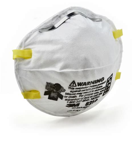 3m Disposable Respirator Dual Non Adj Metal Nose Clip Std White Universal Mask Size 3m