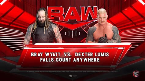 WWE 2K23 Bray Wyatt 22 Vs Dexter Lumis 22 YouTube