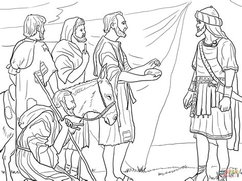 Joshua Bible Story Coloring Page Coloring Pages